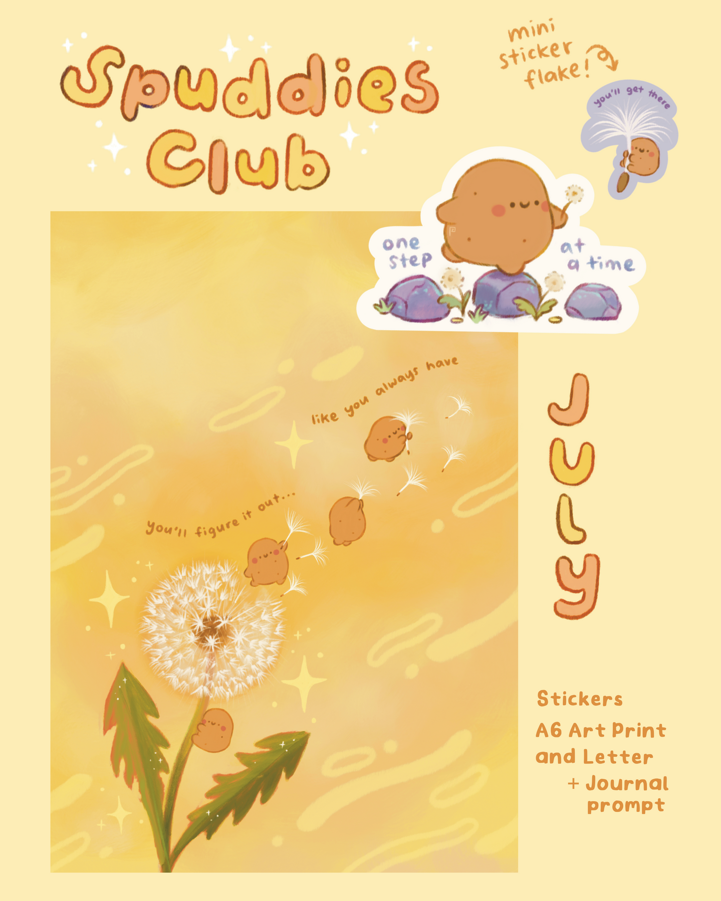 Spuddies Club - Monthly Snail Mail