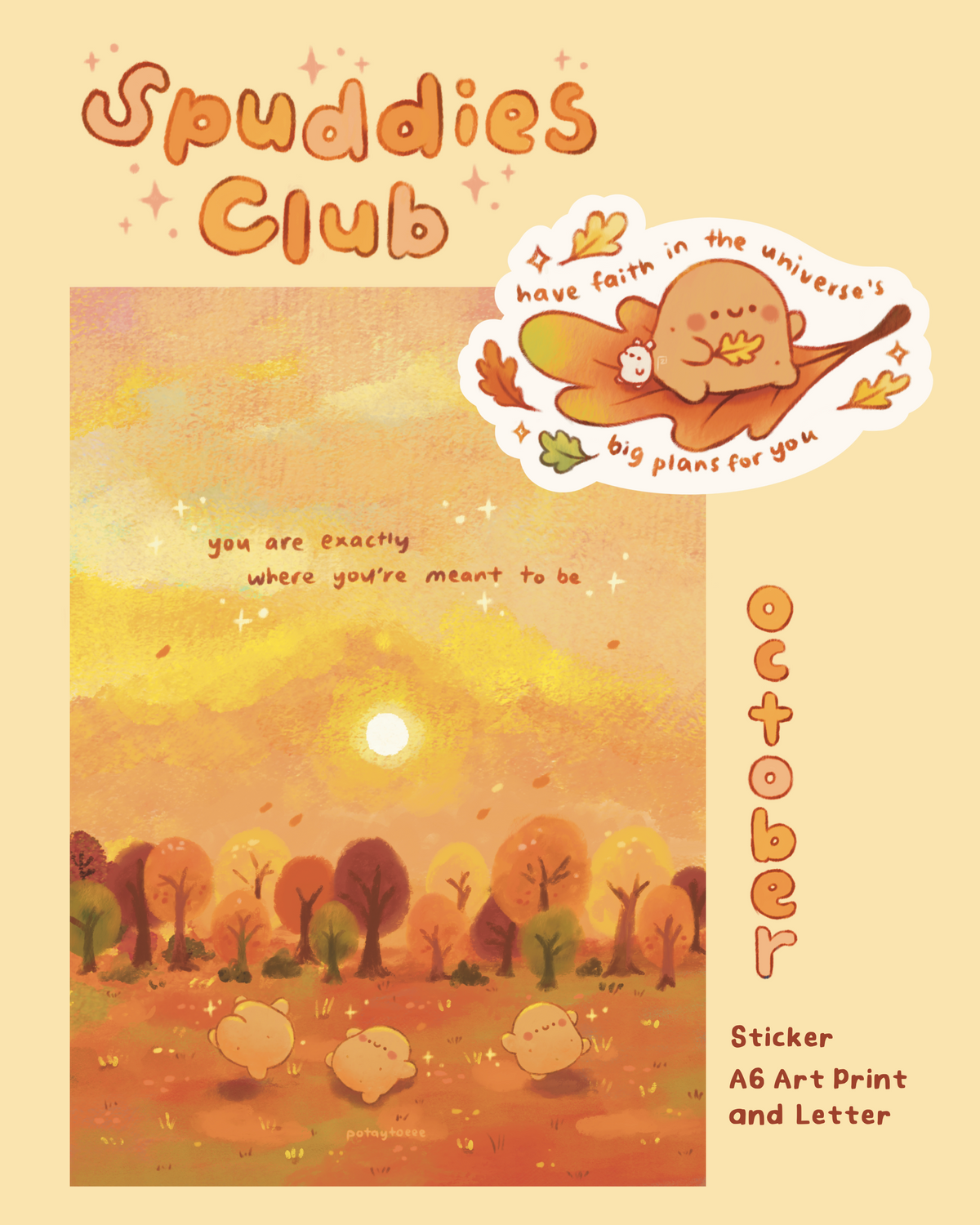 Spuddies Club - Monthly Snail Mail