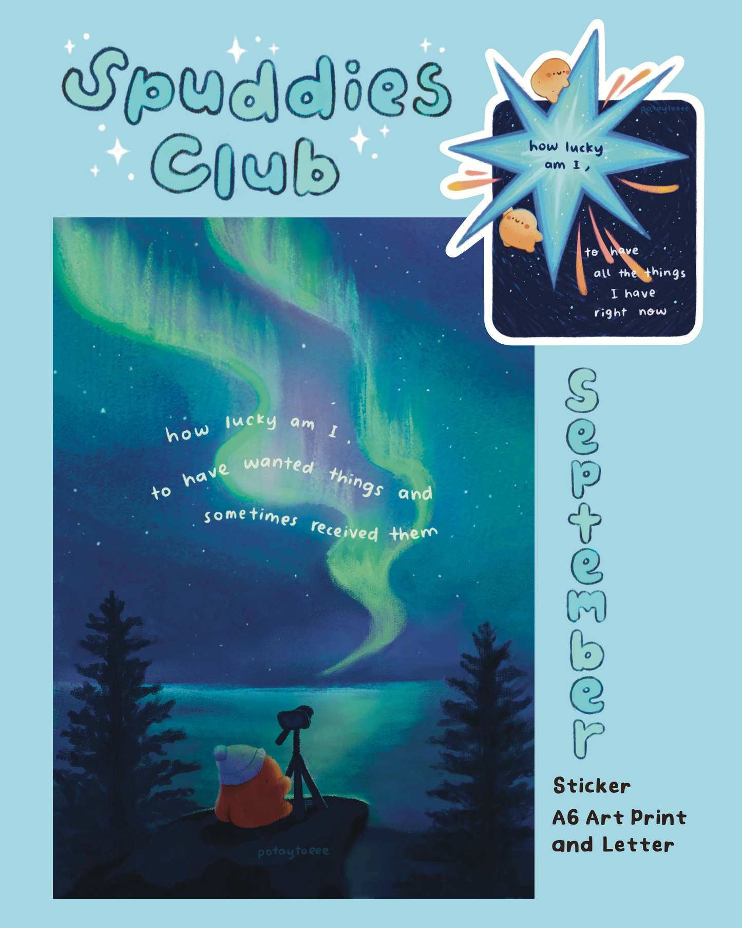 Spuddies Club - Monthly Snail Mail